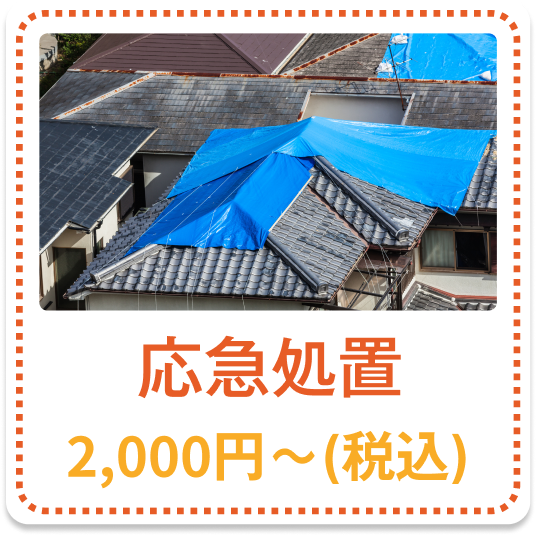 応急処置 2,000円～（税込）