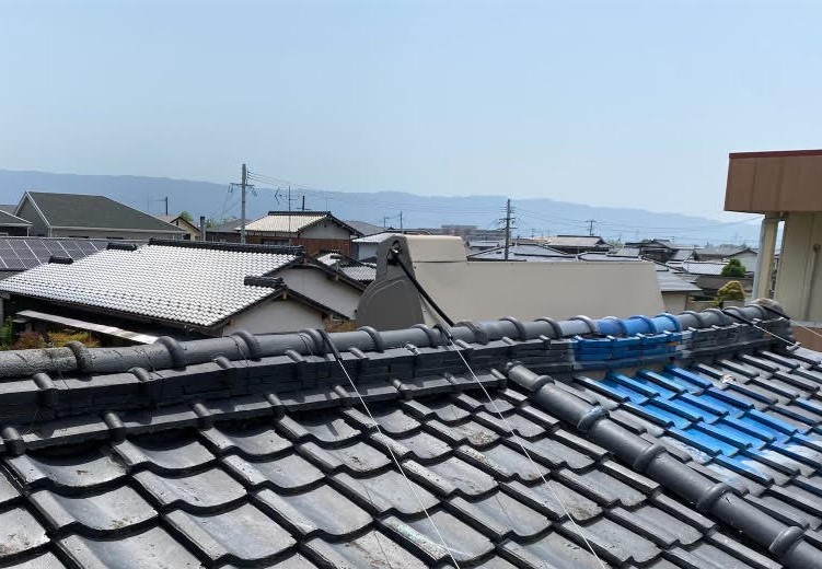 屋根棟交換(強化棟)施工|福岡県福岡市の外壁塗装ミツモトホーム